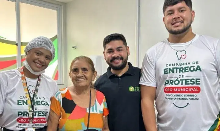 Prefeitura de Macapá entrega próteses dentárias e fortalece atendimento em saúde bucal