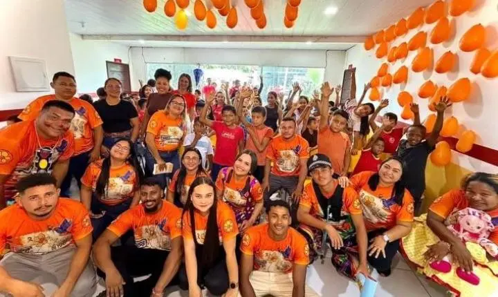 Prefeitura de Mazagão realiza ação do Maio Laranja na comunidade do Rio Ariramba