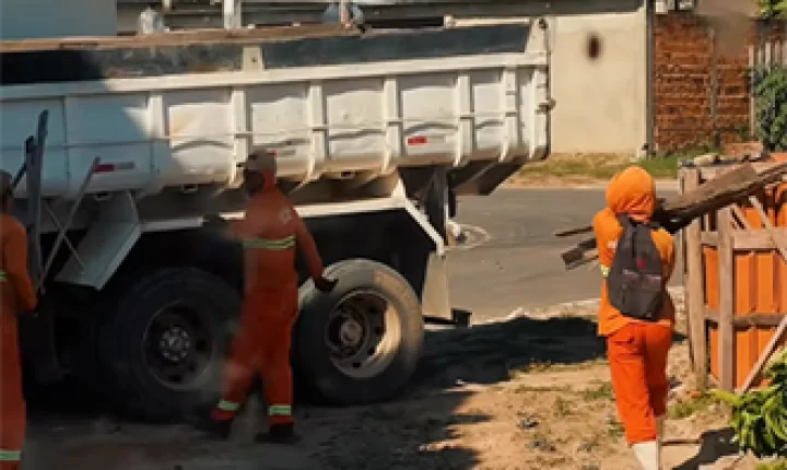 Prefeitura intensifica retirada de entulhos e reforça ações de limpeza urbana em Laranjal do Jari
