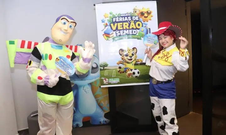 Projeto Férias de Verão encerra edição com cinema e celebra avanços na aprendizagem de 390 alunos da rede municipal