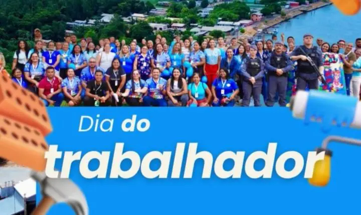 SEMED de Vitória do Jari homenageia profissionais da educação no Dia do Trabalhador