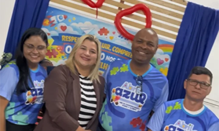 Serra do Navio promove ação de conscientização sobre autismo em escola da rede pública