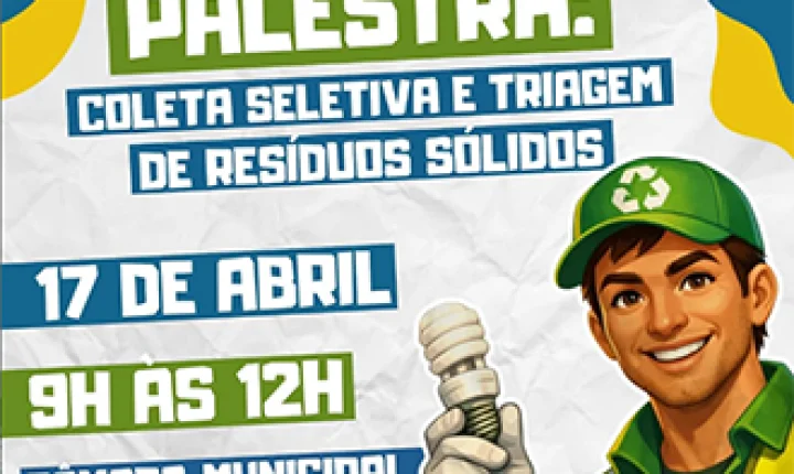 Serra do Navio promove palestra sobre coleta seletiva e reforça educação ambiental na comunidade