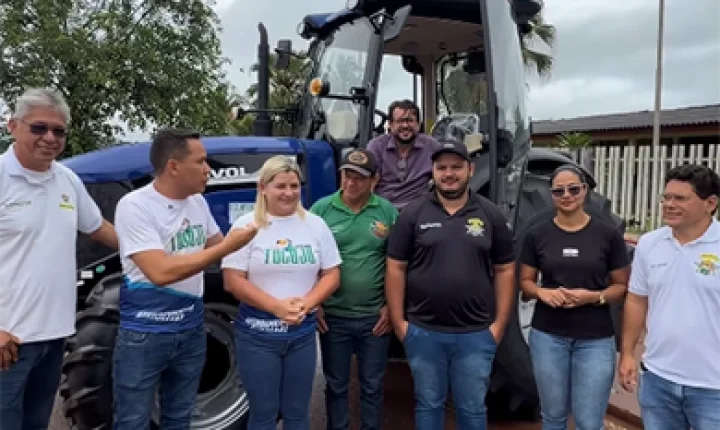 Serra do Navio recebe 750 óculos gratuitos e trator para apoiar produtores rurais