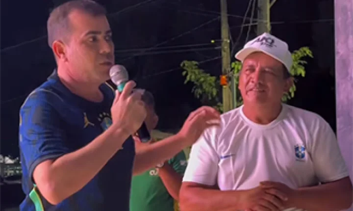 Sorteio de brindes e torcida animada marcam transmissão do primeiro jogo do Brasil em Cutias