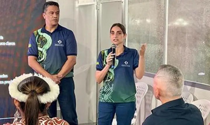 TCE/AP defende governança e transparência na gestão de recursos naturais durante apresentação na Expofeira
