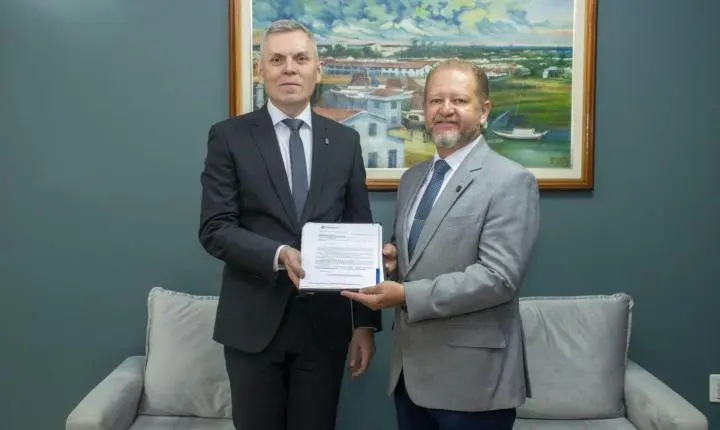 TJAP recebe presidente do TCE-AP para fortalecer parceria no TCE na Comunidade