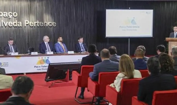 TSE celebra Pacto Nacional pela Paz e Tolerância nas Eleições 2026