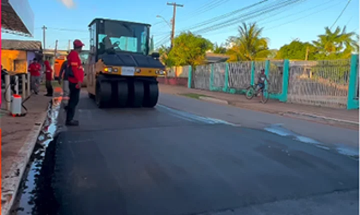 Vitória do Jari amplia segurança no trânsito com implantação de nova faixa elevada para pedestres