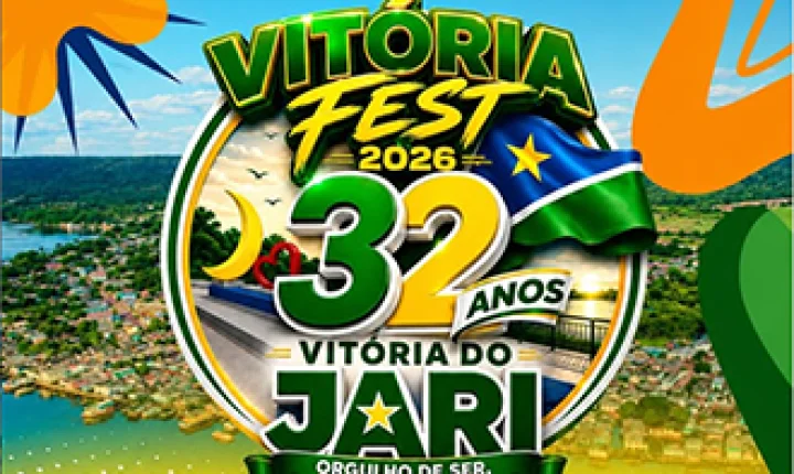 Vitória do Jari anuncia três dias de programação para celebrar 32 anos de emancipação