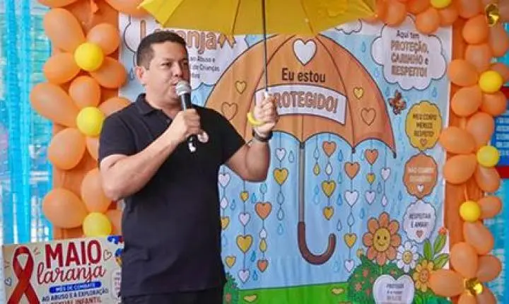 Vitória do Jari realiza caminhada do Maio Laranja em defesa da infância
